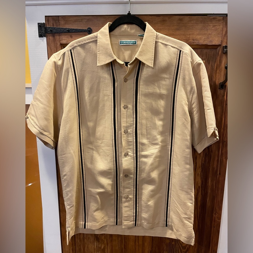 CUBAVERA Short Sleeve Men's Shirt - M